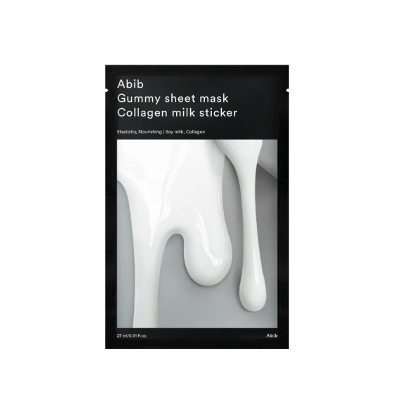 Abib Gummy Sheet Mask Collagen Milk Sticker 27ml