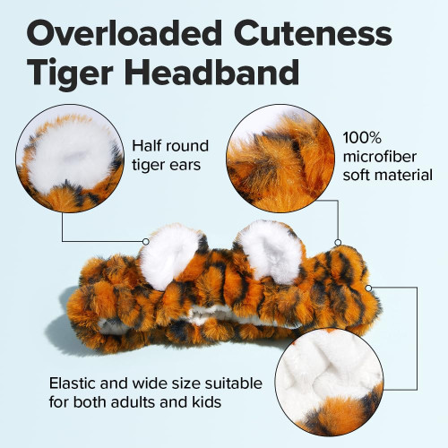 I Dew Care Tiger Headband