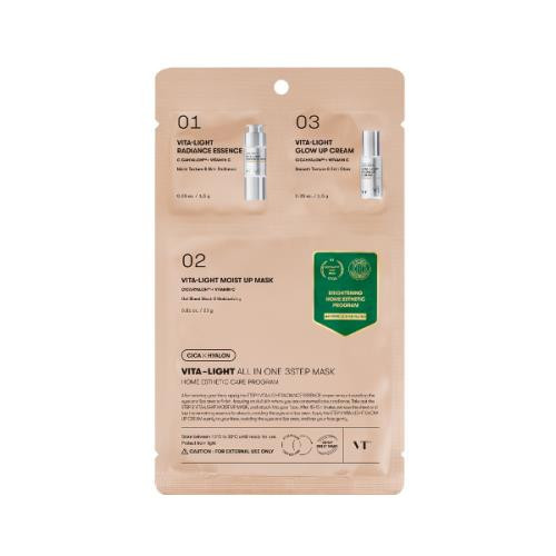 VT Cosmetics Reedle Shot Vita-Light All-In-One 3 Step Mask