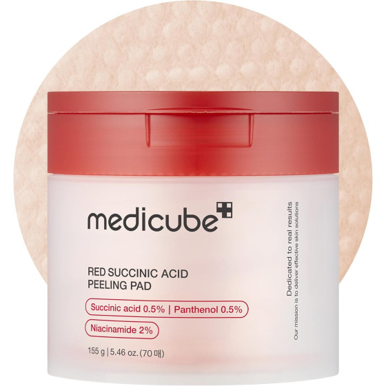 Medicube Red Succinic Acid Peeling Pad 70ks