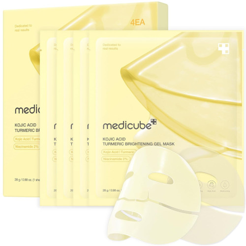 Medicube Kojic Acid Turmeric Brightening Gel Mask 4ks