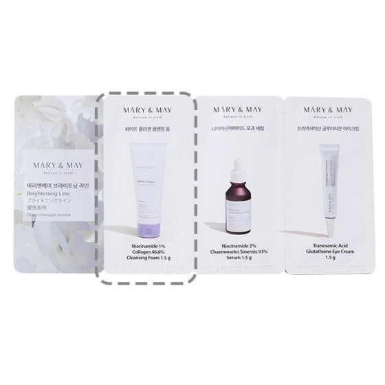 Mary & May - Brightening Line 3 Step Sachet Starter Kit – 3x1,5g