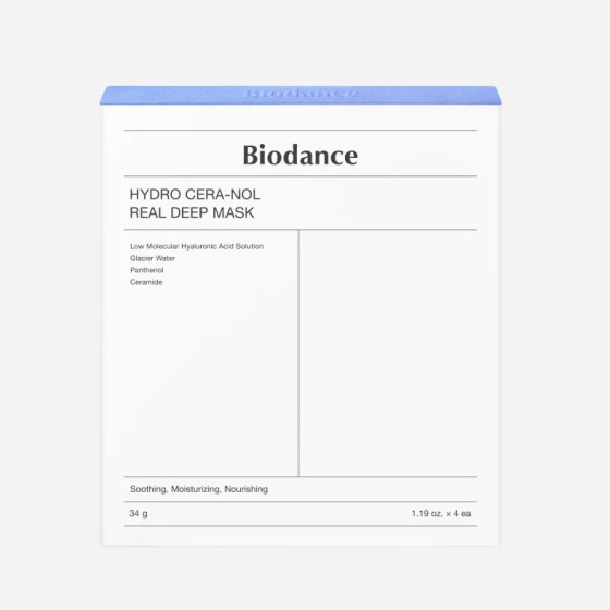 BIODANCE Hydro Cera-nol Real Deep Mask 4ea 136g