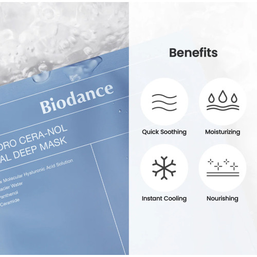 BIODANCE Hydro Cera-nol Real Deep Mask 4ea 136g