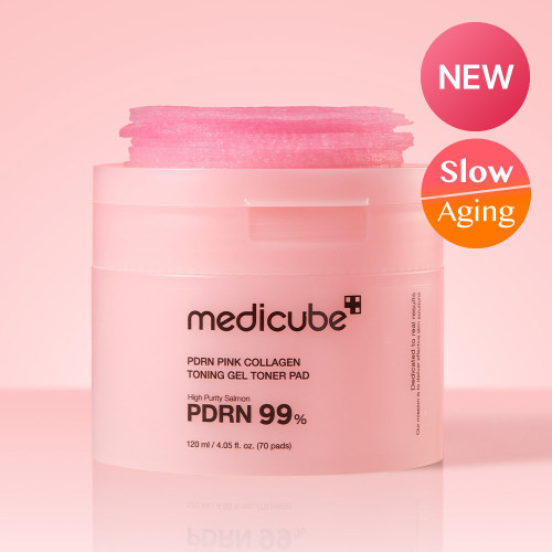 Medicube PDRN Pink Collagen Toning Gel Toner Pad 70ks